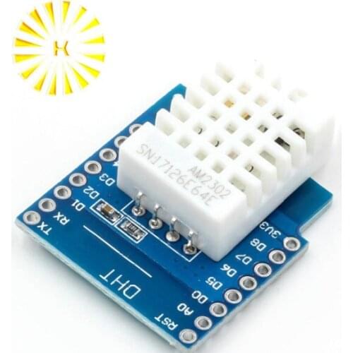 DHT Pro Shield for WeMos D1 mini DHT22 Single-bus digital temperature and humidity sensor module sensor Connector