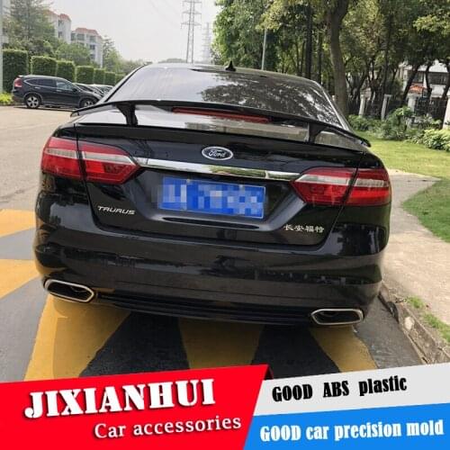 For Ford Taurus Spoiler 2012-2018 Taurus Spoiler TF ABS plastic Material Car Rear Wing Color Rear Spoiler