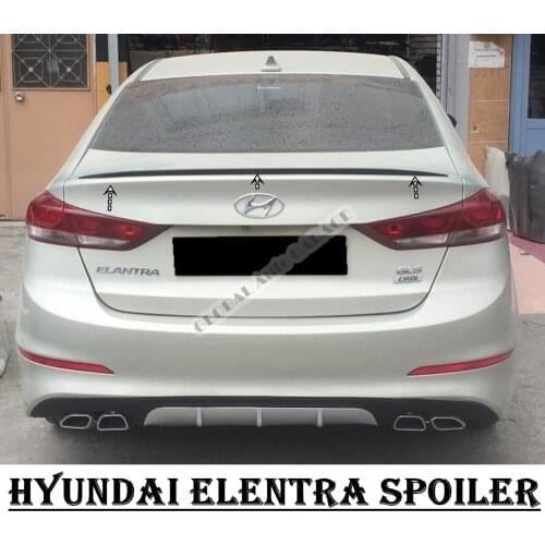 For HYUNDAI ELENTRA Spoiler 2006-2021 Auto Accessory Universal Spoilers Car Antenna For Car Styling Sill Diffüser