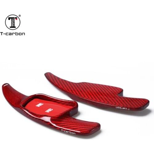 T-Carbon Glass Fiber Steering Paddles Shift Fit For S3 S5 TT