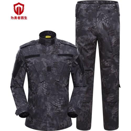 Python Pattern ACU Second-generation Camouflage CP Outdoor Combat Uniform Suit Army Combat Uniform