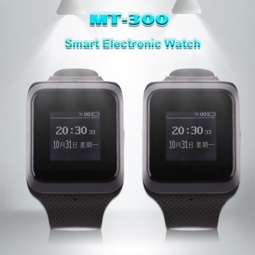 MT-300 2G Waterproof IP68 Alarm Data Upload Smart Watch Pedometer Belt Off Alarm Watch For Satellite Positioning GPS