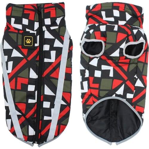 Winter Pet Dog Clothes French Bulldog Pet Warm Jacket Coat Waterproof Dog Clothing Outfit Vest For Small Medium Large Dogs