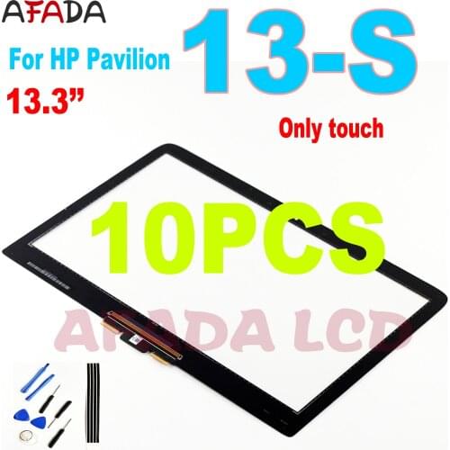 10PCS 13.3" Touch Replacement For HP Pavilion 13-s128nr X360 13-S 13S 13-4000 Touch Screen Digitizer Sense