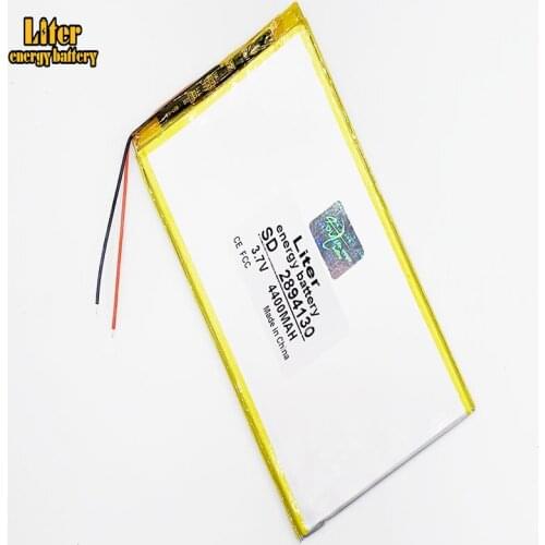3.7V,4400mAH,2894130 ( polymer lithium ion battery )Li-ion battery for tablet pc,e-book,gps,mp4