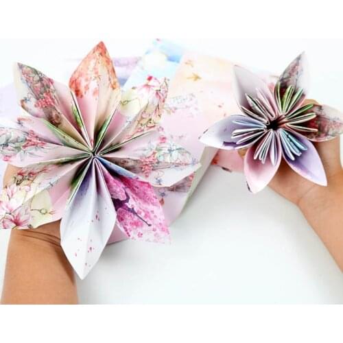 72Pcs 15*15cm Kid DIY Handmade Folded Craft Coloured Double Sided Origami Paper Square Paper Scrapbooking Decoration