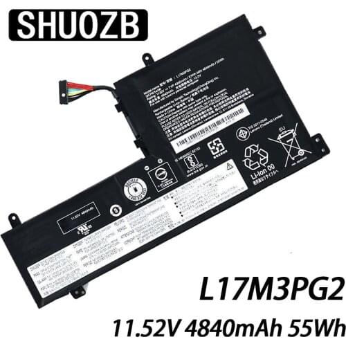 L17C3PG2 Laptop Battery For Lenovo L17C3PG1 L17M3PG3 L17L3PG1 L17M3PG2 L17M3PG1 Y530-15ICH Y540-15IRH Y740 Y7000 2019 New SHUPZB