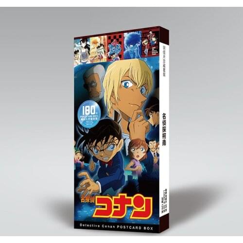 Anime Detective Conan Case Closed Jimmy Kudo Kaito Kid Postcard Post Cards Sticker Artbook Brochure Gift Cosplay Props Book Set