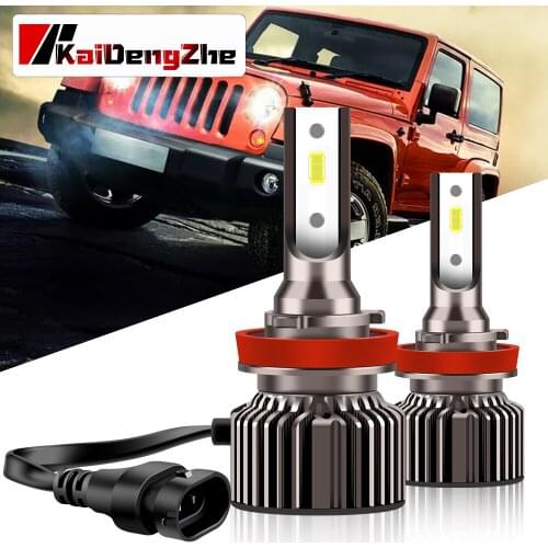 Car Headlight H8 H9 H11 led canbus 25W 2500LM 6000K Car Styling Auto Headlamp Fog Light Bulbs led lamps for auto