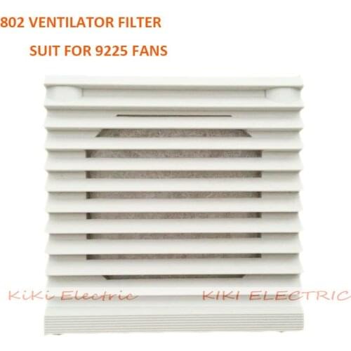 White Plastic FB-802 window-shades Ventilation Filter , Axial Fan Filter suit for 92*92*25mm Fan , Electric Cabinet Filter net