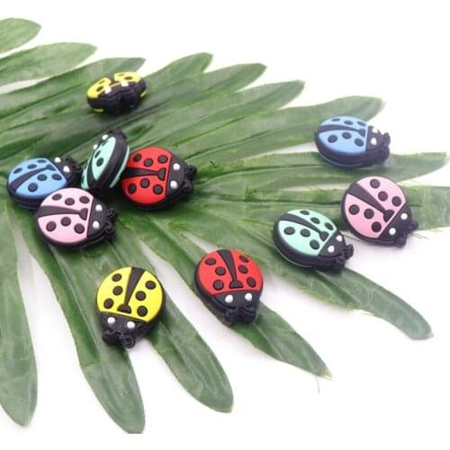 Baby Teether Pacifier Clips Chain Accessories Rodent Insect Pearl Silicone Beads Teething Toys Food Grade Mini Silicone Teether