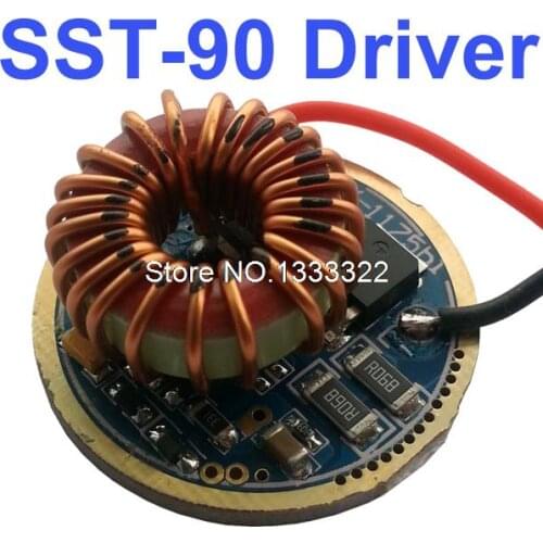 1 Piece Flashlight DIY Driver SST-90 32mm 7-15V 7.5A 5-Mode Luminus SST-90 Flashlight Torch PCB Driver Board SST90 Driver