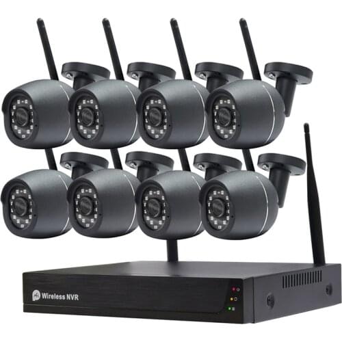 Sdeter 8CH 3MP 1080P DH Wireless CCTV Security Surveillance Camera For Home Factory Video Recorder Dvr Tuya Smart System