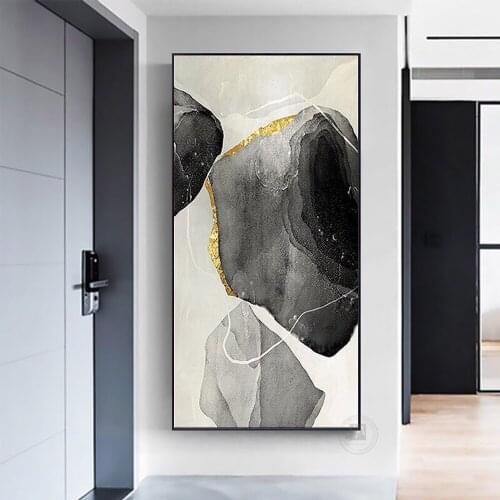 Handmade oil painting on canvas original art abstract canvas painting wall painting living room bedroom wall decor picture black