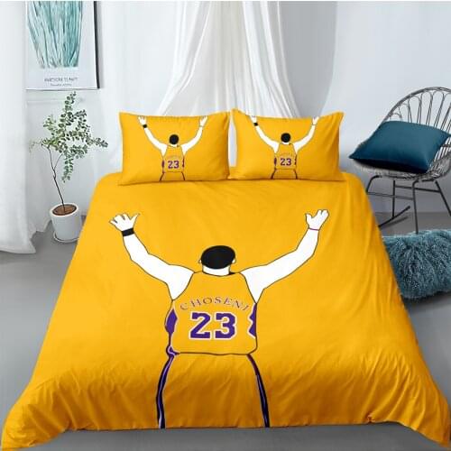 3D Hoopster Design Duvet Cover Set Bedding Sets comforter Cases Pillow Covers Full Twin Double Single Size Yellow Bed Linens
