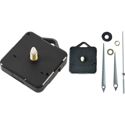 Quartz Clock Movement Mechanism Repair Parts Kit & Clock Movement Mechanism With Black Hour Minute Second