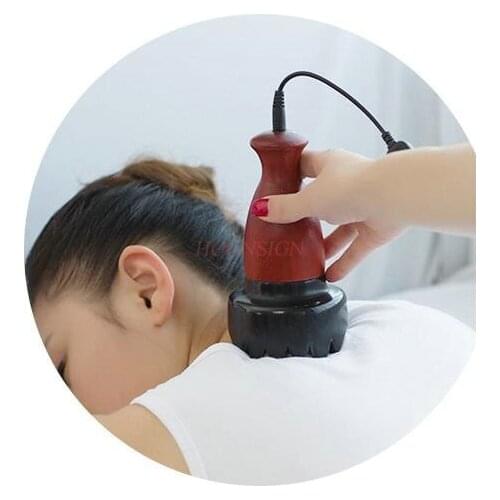 Meteorite electric heat meridian brush dredge instrument scraper power tiger thin body brush push back open back massage