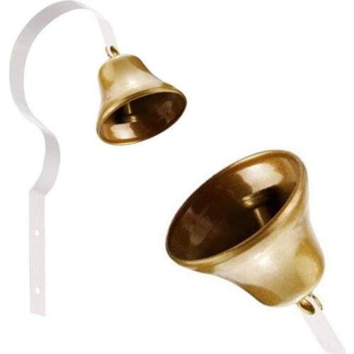 Retro Wall Mounted Hanging Bell Metal Shopkeeper Doorbell Dog Training Bells