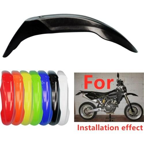 1pcs For X2 CQR Motocross front fender for Jialing Zongshen GY front mudguard / front masonry white
