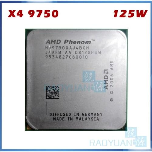 AMD Phenom X4 9750 2.4 GHz Quad-Core CPU Processor HD9750XAJ4BGH Socket AM2