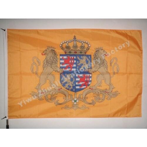 Luxembourg Grand Duke Flag 150X90cm (3x5FT) 120g 100D Polyester Double Stitched High Quality Free Shipping