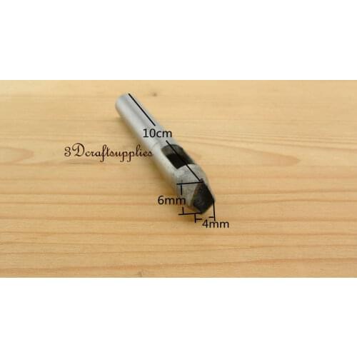 Cutting die leather puncher Hole Gasket Cutter Punch Set tool 6 mm x 4 mm S131