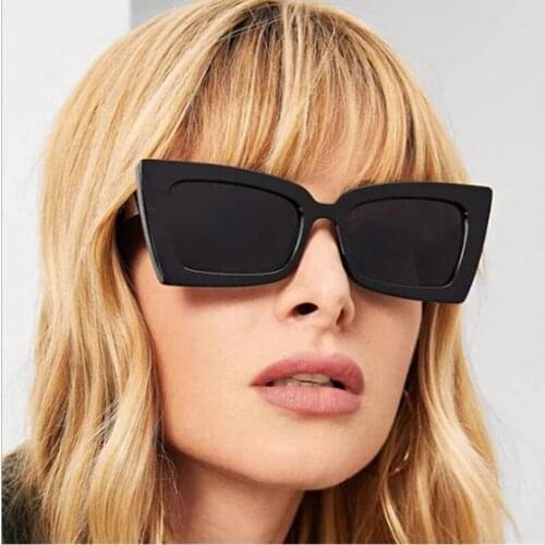 Hot Brand Designer Women Sunglasses Vintage Rectangle butterfly Sunglasses Retro Black Eyewear for Driver Goggles Sunglasses