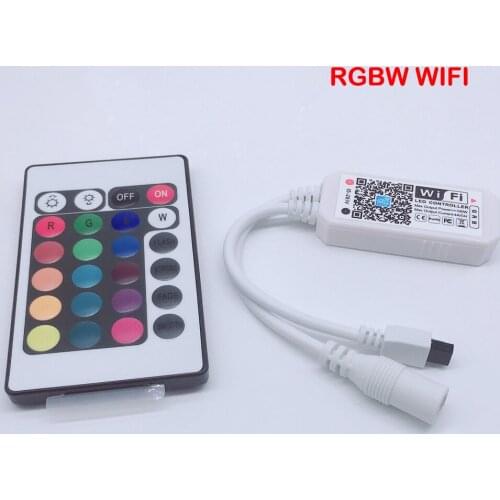 16Million colors Wifi RGB / RGBW led controller smartphone control music and timer mode magic home mini wifi led rgb controller