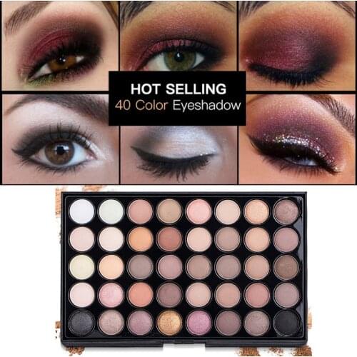 Multi-colors Matte Eyeshadow Makeup Kit Shimmer Glitter Long Lasting Waterproof Eye Shadow Powder Palette Makeup Cosmetic TSLM1