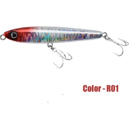 LUTAC 6PCS/Lot Sinking pencil stickbait 85MM 25G New Hard Baits wobbler sea freshwater fishing tackle