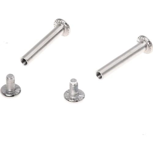 Inline Skate Wheel 15/64" Shaft Hex Socket Screw 2 Pcs