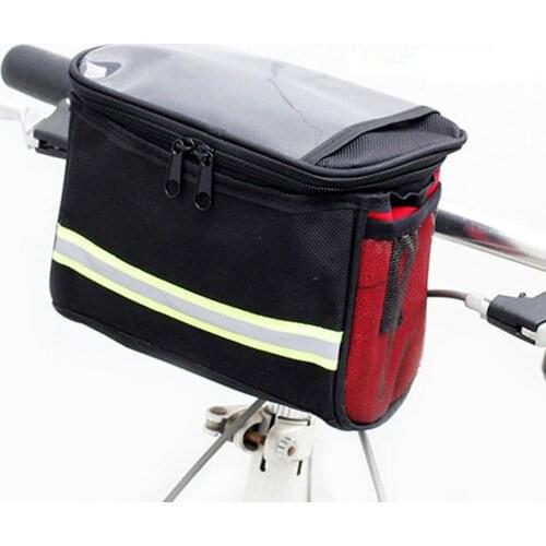 Waterproof Large Capacity Bike Bicycle Front Handlebar Storage Bag Pouch Pack Pouch Frame Holder Bycicle Accessories