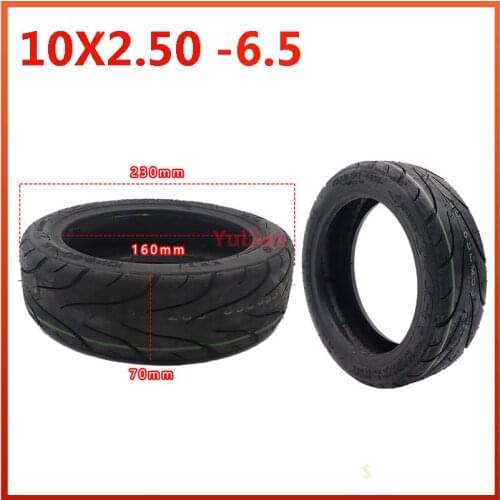 High quality CST10x2.50-6.5 vacuum tire folding micro electric scooter thickened explosion-proof tubeless tire