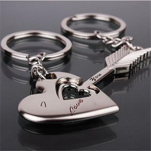 1 Pair Couple Key To Arrow Of Cupid Keychain Valentines Day Wedding Favors And Gifts Souvenirs Wedding Event & Party Supplies