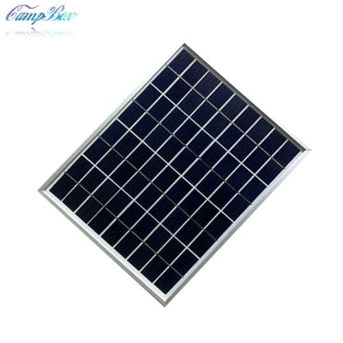 1Pcs 18V 10W 345mm*270mm Glass Laminated Polycrystalline Silicon Solar Cell,Solar Panel