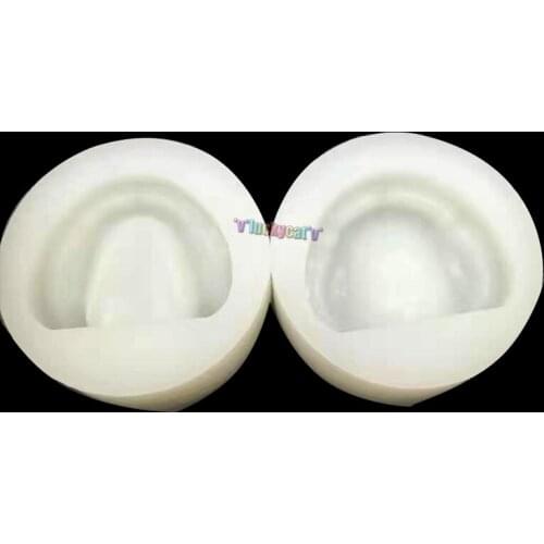 2pc/set Dental Plaster Model Mold Mould of Edentulous Jaw Complete Cavity Block Dental Supplies