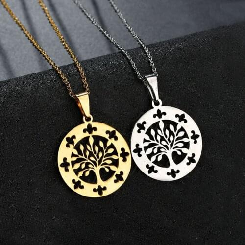 2 Styles Romantic Charming Party Engagement Tree Of Life Pendant Necklace Fashion Accessories Jewelry