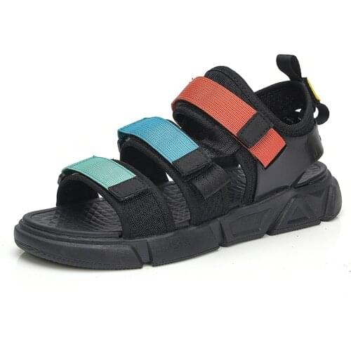 2021 Summer Men Causal Shoes Lightweight Cool Beach Slippers Slide Male Gladiator Flip Flops Women Sandals Soft Sneakers