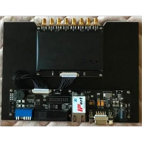 8ports impinj r2000 chip TCP/IP RS232 interface with development board uhf rfid module reader for rfid sports race timing system