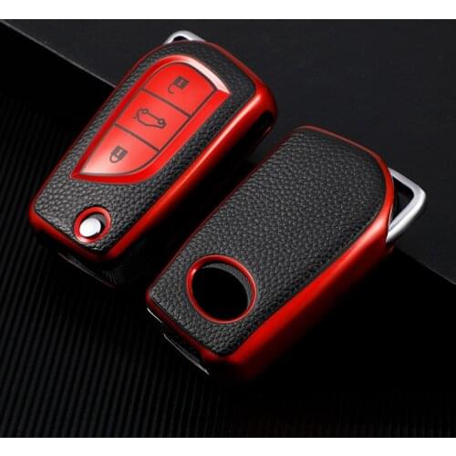 TPU Car Case Protective Shield For Toyota Auris Corolla Avensis Verse Yaris Aygo Scion Tc Im Camry Rav4 Key Cover Auto Parts