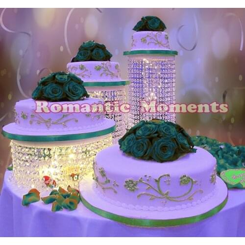 Big size diameter 20-30cm Wedding Cake Stand Crystal cake holder wedding centerpiece wedding decoration 3pcs/lot