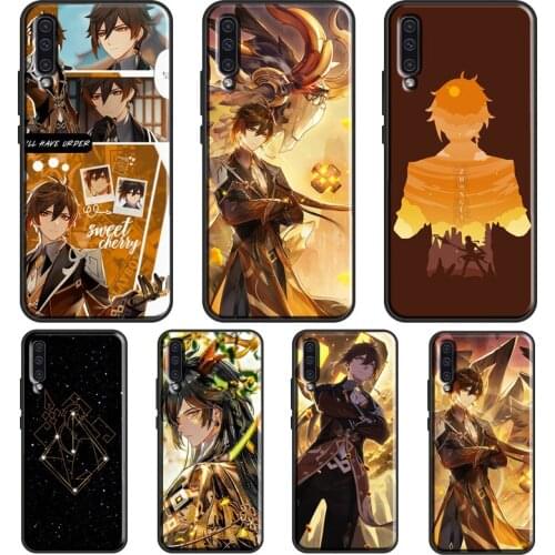 Zhongli genshin impact For Samsung A12 A32 A42 A52 A72 A71 A51 A41 A31 A11 A70 A50 A40 A10 A02 A21S Phone Cover