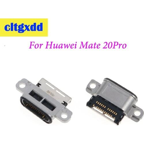 Cltgxdd 1pc For Huawei Mate 20 PRO Micro USB Dock Charging Port Connector Socket Power plug USB Jack Parts Replacement