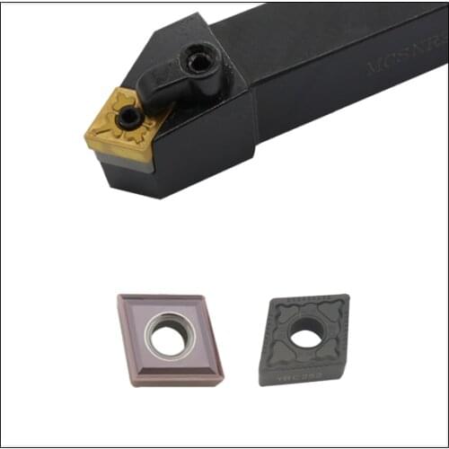 45Degree MCSNR 2020K12/2525M12 External Turning Tools Holders CNC Lathe Cutting Machining Boring Toolholders