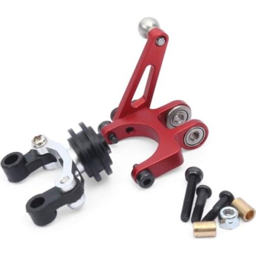 ALZRC - Devil 450 Helicopter Parts 450 New Dual Push Tail Rotor Control Set D45F27B -Red