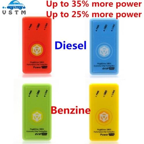 More Power And Torque NitroOBD2 Upgrade Reset Function Super OBD2 ECU Chip Tuning Box Yellow For Benzine Better Than Nitro OBD2