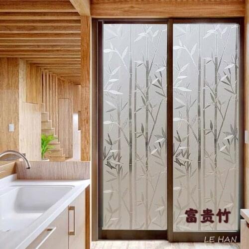 Glue-free Electrostatic Heat Insulation Frosted Window Glass Film Bathroom Toilet Light Transmission Anti-peeping Glass Stickers