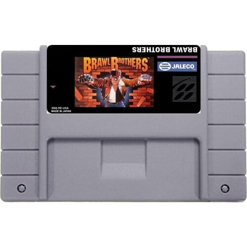 Hot Selling 16bit 46pin Super Game Card - Brawl Brothers