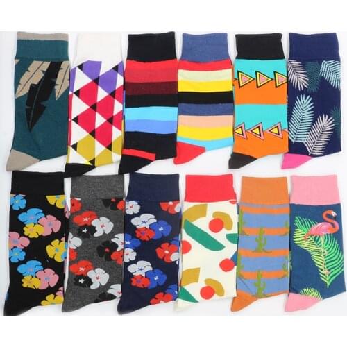Mens Cotton Socks Set Warm Sock Print Animal Funny Womens Gifts Winter Christmas From The Factory Dropshipping Contact Us