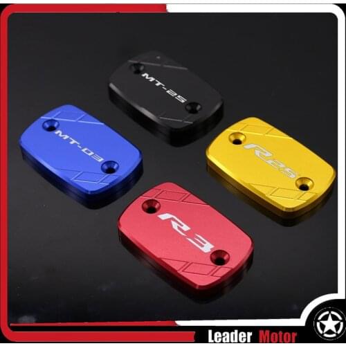 Fit For YAMAHA YZF-R3 YZFR3 YZF R3 YZF-R25 YZF R25 MT-03 MT-25 MT 03 MT 25 front brake cylinder fluid reservoir cover cap